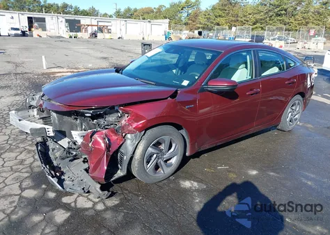 2019 Honda Insight Ex z USA, uszkodzony, nr VIN 19XZE4F56KE030259